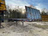 1114 - 48 X 96 FOOT UTILITY FLAT BED TRAILER, *