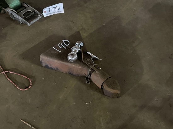 A FRAME TRAILER COUPLER WITH 2" BALL