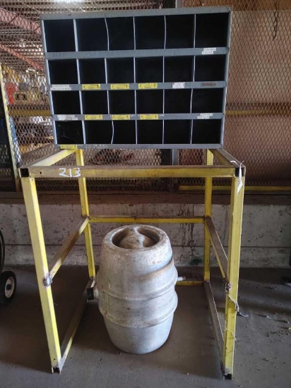 METAL RACK 39" TALL X 33" WIDE X 30" DEEP