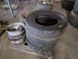 PALLET CONSISTING OF TIRES