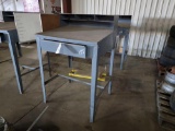 COMPACT SHOP DESK WITH DRAWER AND