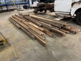 BUNDLE OF MISC HEART PINE LUMBER