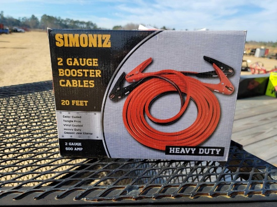 STRONG 2 - GAUGE 20' JUMPER CABLES,