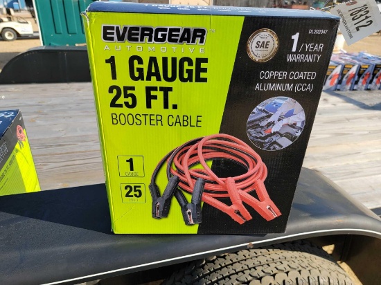 HEAVY DUTY 1 - GAUGE 25' JUMPER CABLES