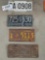 331 - VINTAGE VEHICLE TAGS 6 - NORTH CAROLINA