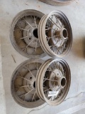 4 MODEL A WIRE SPOKED RIMS