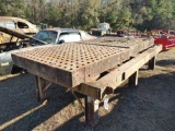 722 - STEEL WORK TABLE,