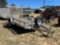 390 - 2022 CARRY ON ALUMINUM 6' X 10' GATE TRAILER