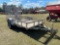 567 - ALUMINUM CARRY ON 6' X 10' GATE TRAILER,
