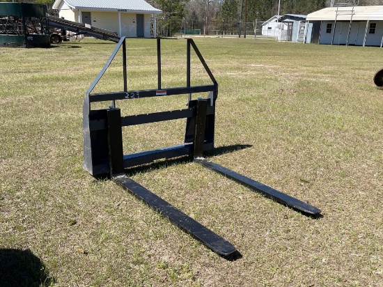 229 - SKID STEER MOUNT PALLET FORKS 48 IN.