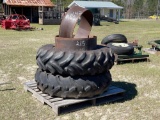 215 - PAIR 12-4-24 DUALS WITH RIMS