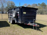301 - 2017 7' X 14' P.J. DUMP TRAILER,