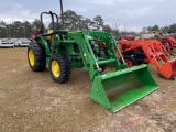 340 - JOHN DEERE 5045E 4WD TRACTOR,