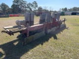352 - TOOL BAR WITH 10 - JD 71 PLANTERS,