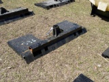 536 - OPEN SKID STEER RECEIVER HITCH PLATE