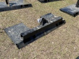 537 - OPEN SKID STEER RECEIVER HITCH PLATE