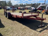 570 - D&E 82 INCH X 17 FT DOVE TAIL TRAILER