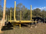 650 - 1986 EVAN LOG TRAILER,