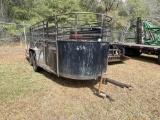 654 - 16 FT LIVESTOCK TRAILER,