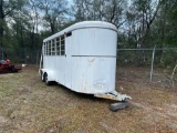 714 - 17' LIVE STOCK TRAILER,