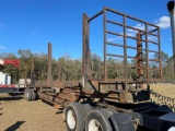 760 - PLANTATION STYLE LOG TRAILER,