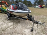 808 - YAMAHA WAVE RUNNER & TRAILER,