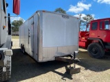 855 - 8 X 20 TRANSHAUL ENCLOSED TRAILER,