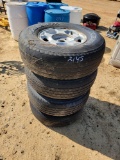 2145 - 4 - P265 / 17R16 TIRES AND RIMS
