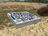 2611 - 6' X 6' LIGHTED SIGN