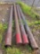 4 PIECES OF ROUND STEEL PIPE