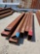 8 - PIECES OF STEEL TUBING