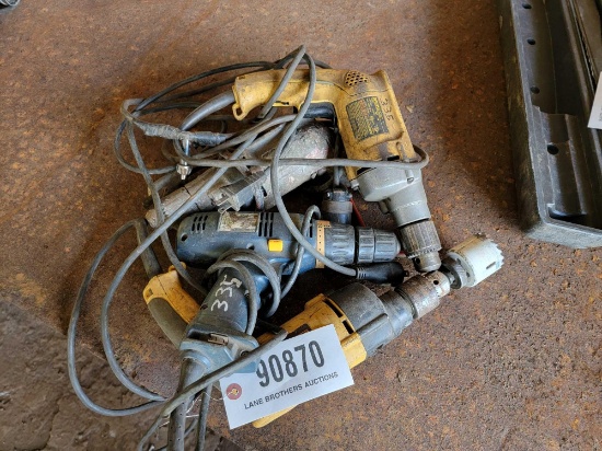 4 - ELECTRIC HAND DRILLS,