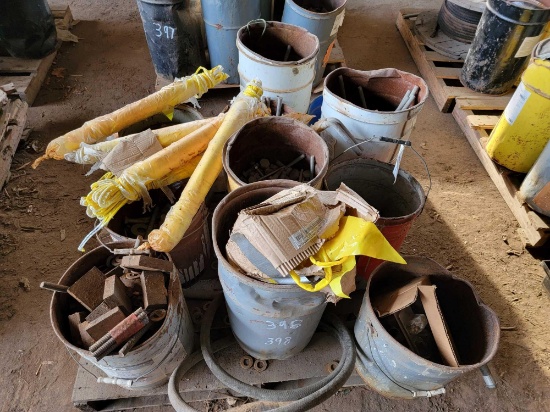 PALLET OF CABLE CLAMPS,