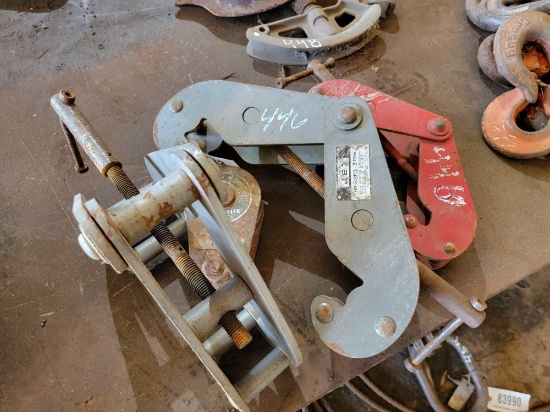 2 - JET HD-3T 3 - TON BEAM CLAMPS,