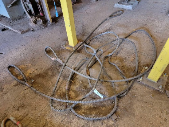 3 - 1" CHOKER CABLES,