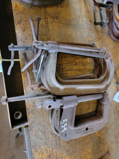 8 - 4" HEAVY DUTY C - CLAMPS