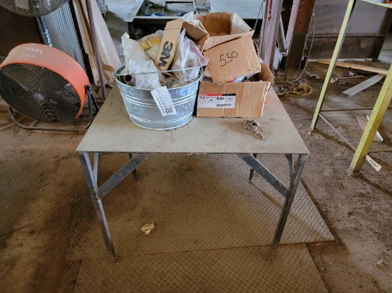 34" X 26" X 28" WORK TABLE