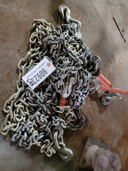 2 - RATCHET CHAIN BUCKS WITH CHAINS