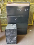 3 - FILING CABINETS & PAPER ROLLER