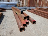 8 - PIECES OF STEEL TUBING