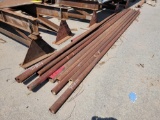 11 PIECE ROUND STEEL PIPE