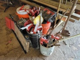 CREEPER, DRILL BITS, TOOL BAGS,