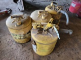 4 - 5 GALLON YELLOW SAFETY FUEL CANS