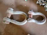 2 - CLEVIS SHACKLES 55 TON CAPACITY