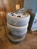 4 - P275 - 45 R20 TIRES AND RIMS