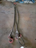 3 - PORT CITY INDUSTRIAL LIFTING CABLES W/ HOOK