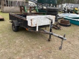 2277 - UTILITY TRAILER WITH TOOL BOX