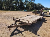 927 - ABSOLUTE 7' X 20' DOVE TAIL TRAILER