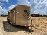 1000 - 1991 BEE 4 - HORSE COVERED TRAILER