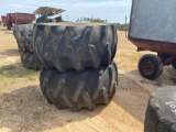 1027 - 2 - TRACTOR TIRES & RIMS